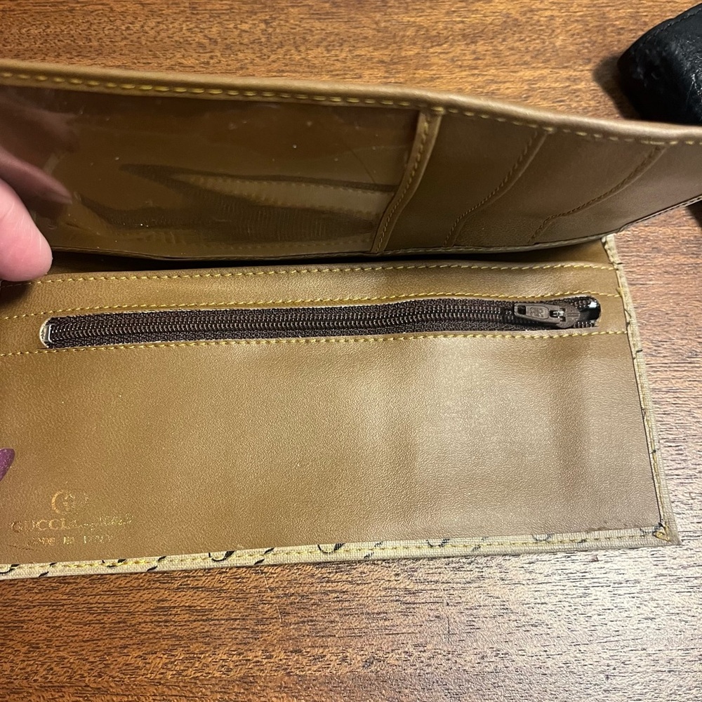 Gucci Beige and Brown Card Holder/wallet - Picture 2 of 5
